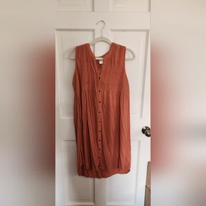 Sleeveless button Knox Rose dress size large